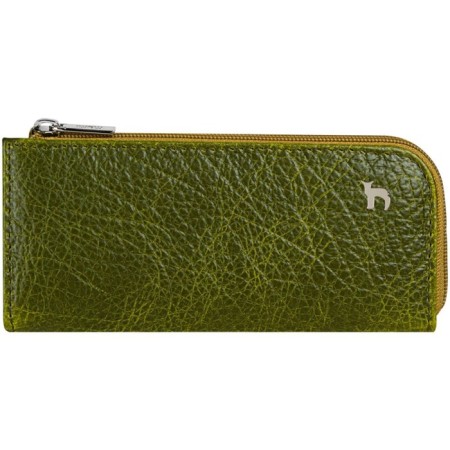 Key of zipper, length 13.5 cm, green color