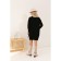 Female dress, size l, black color