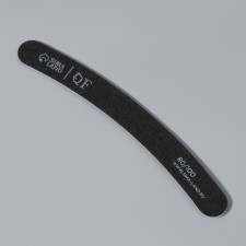 File - emery, abrasiveness 80/100, 18 cm, black color