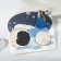 Set of icons (3 pcs.) "North Pole", colored in gold