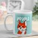 Sublimation mug "Irina" Corgi, 320 ml, with application
