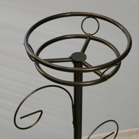 Flowers stand, floor, collapsible, 4 pots, d = 18 cm, bronze-1