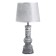 Stella table lamp E14 40W gray 22.5x22.5x45cm Risalux