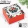 Folding box "Bullfires", 15 x 15 x 7 cm, new year