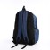 A backpack with a zipper, with USB, 4 outer pockets, bag, pencil case, blue color