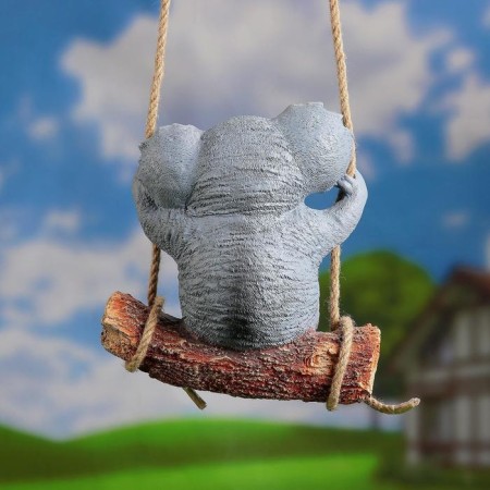 Suspended decor "Coala on a log" 24x15x25cm-2