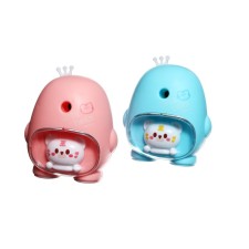 Mechanical sharpener with a cat container, mix