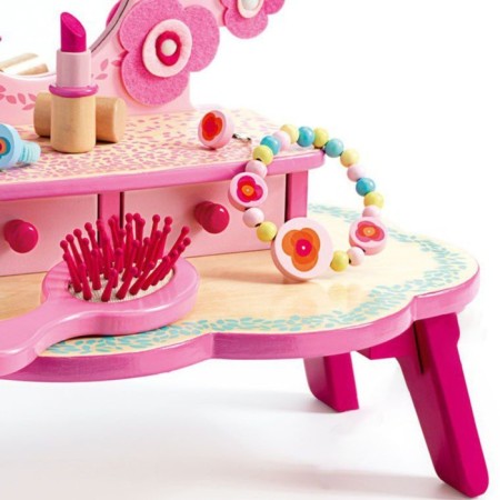 DJeco toilet table, pink-2