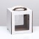 Confectionery packaging "Square", 2 windows, white, 24 x 24 x 26 cm