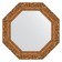 Mirror in the baguette frame, bronze vignette 85 mm, 60x60 cm