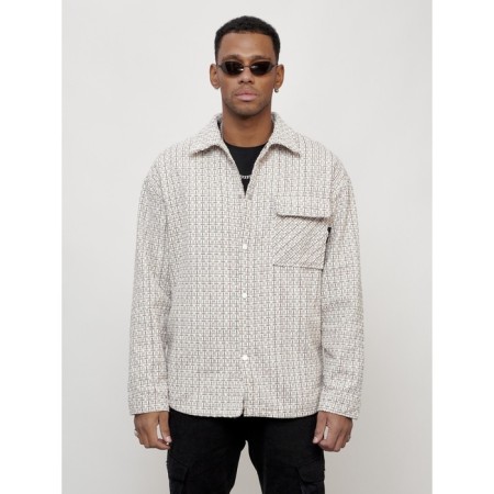 Male windbreaker, size 50, beige color