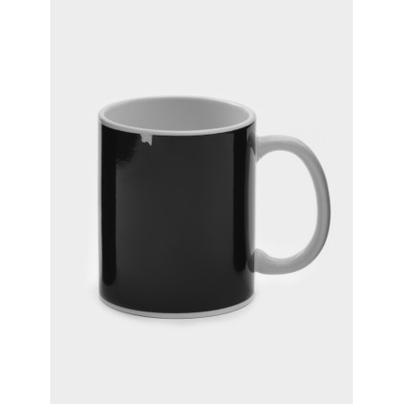 Mug - chameleon ceramic share "hummingbird", 350 ml, white color-10