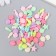 Beads for creativity plastic "Sea. Pastel colors" set 78 pcs 15 g 1x1 cm