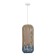 Suspension lamp ST LUCE. SL1514.503.01. Vimini. 1x40 W, E27, 22x22x52 cm, white color