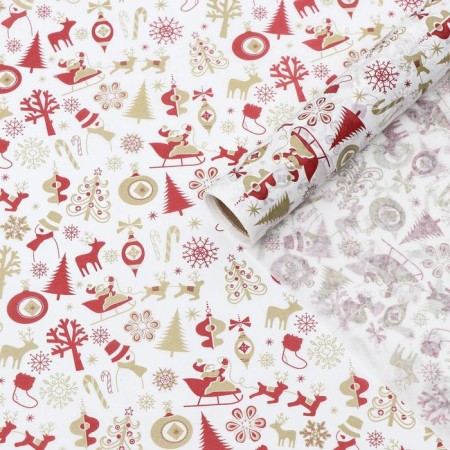 Siliconized paper "New Year", for baking, 0.38 x 5 m-1