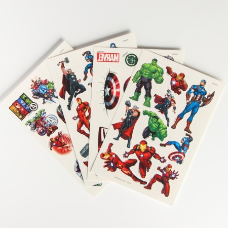 Set for creativity "Translated stickers" Avengers, 50 transfers-1
