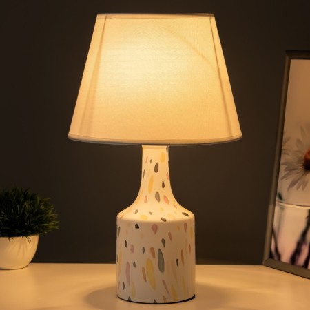 Table lamp "Izel" E14 40W white 22.5x22.5x37 cm Risalux-1