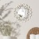 Mirror wall “curls”, D mirror surface 11 cm, white color