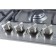Hon surface MBS PG-605, gas, 4 burners, mechanical. Management, silver