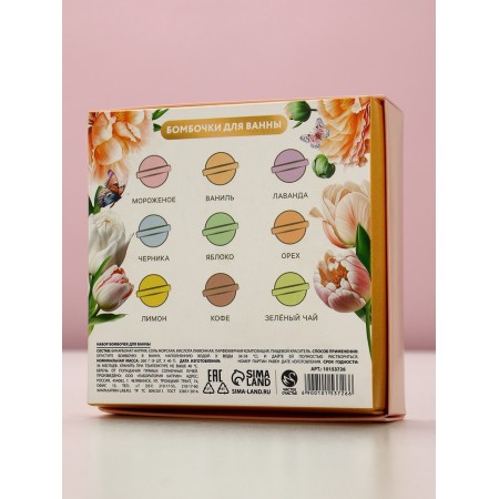 A set of bath bombs "Blossom this spring", 9 pcs 40 g-5