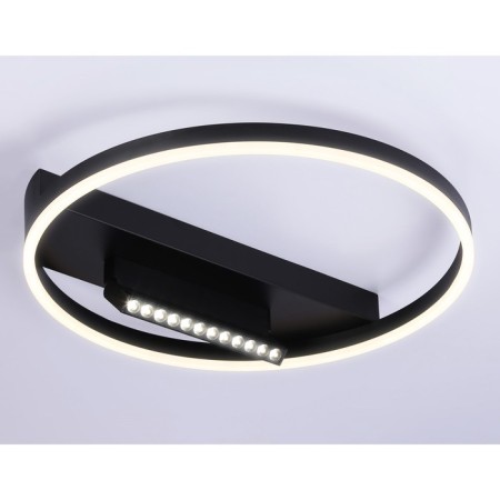 LED ceiling LED Ambrella Light, Linetech, FL51458, LED, 60 W, 4500LUM, 3000-6400K, black color black-3