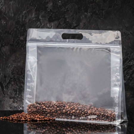 Transparent bag with a pen, 35 x 30 x 4 cm