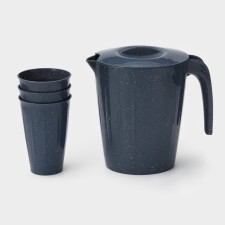 Sugar & Spice Stone picnic, 4 items: Bench 1.9 L, 3 glasses 0.35 liters