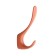 Furniture hook Cappio Heel, two -rod, brick