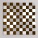 Self-adhesive panel 30*30cm mosaic cage gray-gold