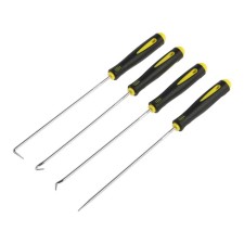 A set of hooks for dismantling the oxide rings of the tundra, 2k handles, 150 mm, 4 pcs.