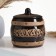 Sugar barrel of 1.2l / 14x16cm, antiquity