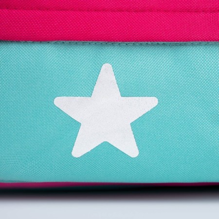 Bulk textile backpack with pocket "Magic Horse", a reflector. Elements, 27x23 x 10 cm-3