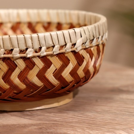 Vaska wicker, from bamboo 15x15x7 cm-2