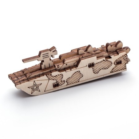 Wooden designer, prefabricated model "Kater. Raptor "-4