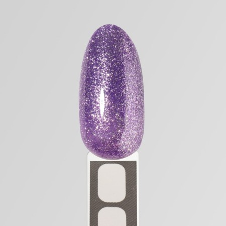 Nail varnish gel, Chrome, shimmer, 3 phase, 8ml, led/uv, lilac color (003)-5