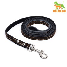 Leather leather single -layer, driven, 1.41 m x 1.2 cm, black