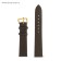 Solomon watch strap, 18 mm, genuine leather, L-20 cm, brown with embossing