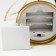 Night -bend "Umbrella" LED from batteries 3haa gold 10x22.5x31.5 cm Risalux