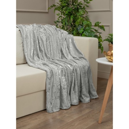Texrepublic blanket, size 200x220 cm, gray color-2
