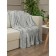 Texrepublic blanket, size 200x220 cm, gray color