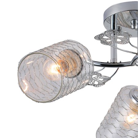 Ceiling light ESCADA, 1113/3PL. 3x40W, E27, 480x480x220 mm, chromium color-2