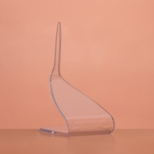 A disposable plastic skewer for Canapes “Peak”, transparent, 15 pcs/unns.