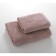 Tainted towel "Wales", 500 grams, size 50x90 cm, color is a souxy rose