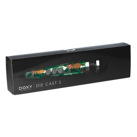 Vibro -massager DOXY DIE CAST 3, 28 cm, pineapple-1