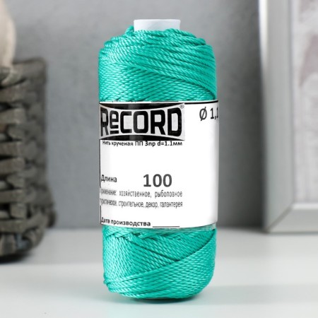 Thread PP 3PR d = 1.1mm (100, green, yellow, red, c4 "set 3 pcs)-1