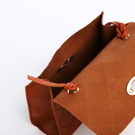 Baby bag on fasting, brown color-2