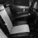 Auto-Cherkhli for Renault Duster 1 since 2015-2021, jeep, perforation, eco-leather, light gray, black color