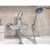 Bath mixer "RMS" SL120-006E, pour 350 mm, shower set, zinc, chromium
