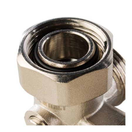 Lower connection of the radiator Stout SVH-0004-000020, 3/4 ", two-pipe system, corner-4
