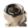 Lower connection of the radiator Stout SVH-0004-000020, 3/4 ", two-pipe system, corner